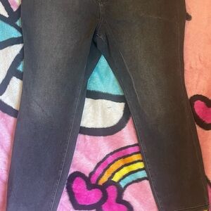 Simply Vera Vera Wang Women's Dark Gray Straight Leg Jeans